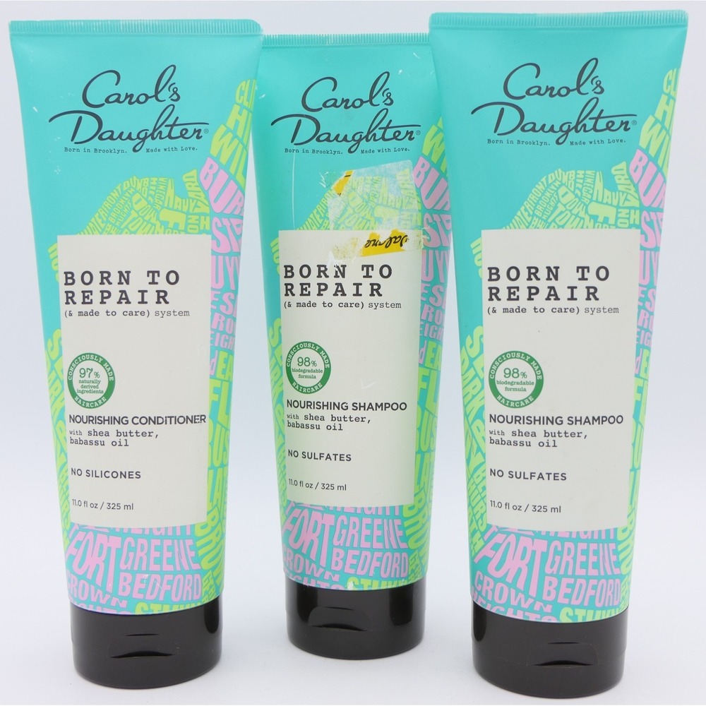 Carol's Daughter Born To Repair Nourishing Hair Conditioner 3 Pack 11 fl oz Ea